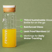 Revive Active UK Shaker Premium Glass Bottle