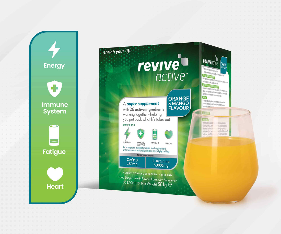 Revive Active - Orange & Mango Flavour 1 Box (30 Sachets) Vitamins & Supplements Revive Active